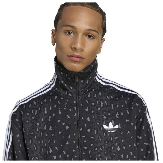 Adidas Ανδρική ζακέτα Firebird Loose Leopard Track Top
